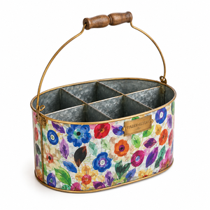 Ensemble de 3 vases/jardinières en métal floral, style bohème, décoration intérieure et extérieure pour fleurs et plantes - Product Image 6