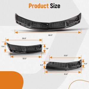 Rejilla del Panel de la Escobilla Limpiaparabrisas Delantera Izquierda y Derecha para Ford F150 2015-2020 FL3Z15022A69A - Product Image 4