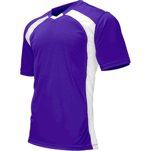 T-shirt sportif pour homme à col rond et manches raglan, coupe classique, séchage rapide, tricoté, couleur unie, manches courtes, 100 % polyester jersey - Product Image 2