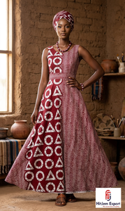 Tela de Felpa Coral con Estampado Africano Dobby de Alta Calidad de Kenia, Tela Tradicional Holandesa Resistente a las Manchas para Niños - Product Image 6