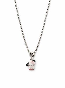 Collier pendentif chiot mignon en argent sterling 925, breloque animale émaillée colorée, poli miroir, bijoux de mode pour femme, pour usage quotidien et soirée - Product Image 2