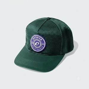 Unisex <b>Navy</b> Blue 5-Panel Mesh Trucker <b>Hat</b> Front Panel Custom Logo Sublimation Transfer Print Breathable Waterproof Adjustable - Product Image 6