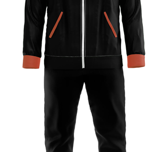 Custom Eco-Friendly Lightweight Breathable Unisex Track <b>Suit</b> Diagonal Panel Design Sublimated Polyester Zip Jacket Jogger Pants - Product Image 3