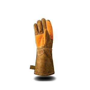Guantes de Soldadura de Cuero para Soldadura Eléctrica, Textura Suave, Resistentes al Calor, Duraderos, Anti-escaldaduras, Sin Silicona, Sin Látex - Product Image 3