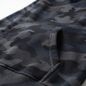 <b>Men</b>’s Navy <b>Camo</b> Tracksuit Set Full Zip Athletic Jacket & Jogger <b>Pants</b> with Neon Green Piping - Product Image 5