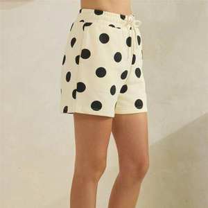 Custom Logo New Designer Fashion Women's Summer Eco-Friendly Streetwear <b>Boxer</b> Shorts Casual Mid-Rise Side Polka Dot Print Track - Product Image 2