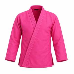 Uniforme de BJJ Rosa Profesional Hecho a Medida, Tela Ligera y Cómoda, Uniforme de BJJ en Venta con Servicio OEM - Product Image 6