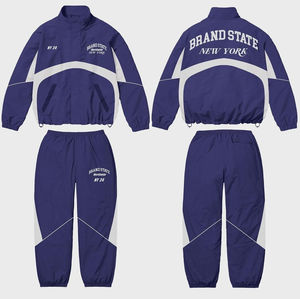 Conjunto de Chándal Cortavientos Personalizado al por Mayor OEM, de Moda Urbana, Transpirable, para Invierno, Hecho a Medida, de Gran Venta - Product Image 4