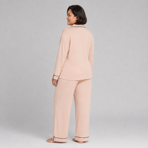 Ensemble de pyjama pour femmes en gros, logo personnalisé, coton doux, respirant, confortable, vêtements de nuit, fabricant OEM d'ensembles de pyjama pour femmes - Product Image 3