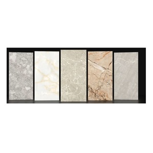 1200x1600mm (48x64) dalle de porcelaine de qualité supérieure Smart Marble Portoro corps de couleur noire grande tuile résidentielle commerciale - Product Image 4