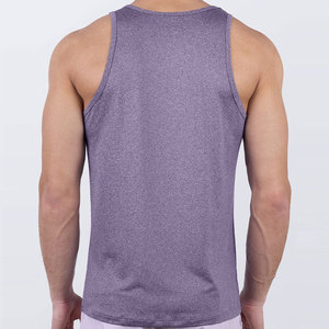 Men's <b>Running</b> <b>Singlet</b> Workout Crew Neck Custom Logo High Quality Factory Price Sleeveless Tank Top Quick Dry Breathable - Product Image 6