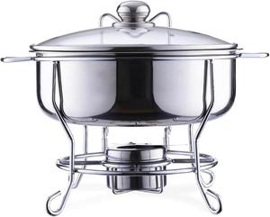 Luxury Stainless Steel Chafing Dish Arabic Calligraphy Handcrafted Hammered Buffet Food <b>Warmer</b> Serving Dish Single Unit - Product Image 1