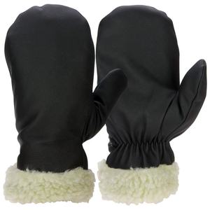 Gants de ski en cuir de daim pour homme, hiver, isolation thermique, imperméables, fourrure de renard, haute qualité, mitaines de ski - Product Image 1