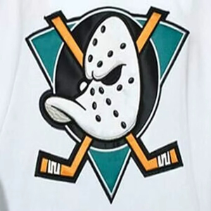 เสื้อฮอกกี้สีขาวสำหรับผู้ชาย PUFFIN SPORTS OEM ODM แบบสั่งทำชื่อและหมายเลขได้  คอวี แขนยาว ระบายเหงื่อได้ดี ชุดกีฬาสำหรับเล่นบนลานน้ำแข็ง - Product Image 3