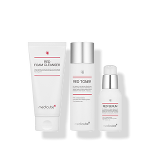 Kit de démarrage Medicube Red pour peaux grasses – Produit coréen de haute qualité à l'acide salicylique pour le visage, conditionné en flacons - Product Image 1