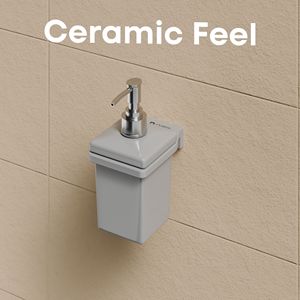 Ensemble de distributeurs de savon et de lotion de luxe pour hôtel, carrés, modernes, givrés, rechargeables, avec étiquettes imperméables, pour la vente au détail - Product Image 2
