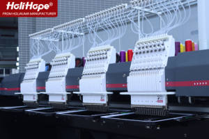 Holiauma HoliHope 10 años de garantía máquina de bordado computarizada industrial <span class=keywords><strong>4</strong></span> <span class=keywords><strong>cabezas</strong></span> calidad mejor que la máquina de bordado <span class=keywords><strong>SWF</strong></span> - Product Image 5