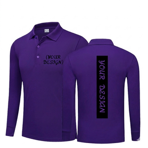 ผู้ผลิต DROGEN EXPORT เสื้อเชิ้ตแขนยาวผู้ชายแบบสั่งทำพิเศษ เสื้อกอล์ฟระบายอากาศได้ดี ผ้าฝ้าย 100% ไซส์ใหญ่ ปัก/พิมพ์ลาย - Product Image 1