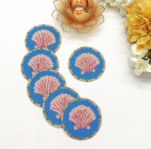 Luxury Eco-Friendly Customizable <b>Beaded</b> <b>Coasters</b> Handmade Table Decor by Whimsy Art Craft - Product Image 2