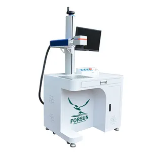 Machine de gravure de marquage de métal laser de fibre d'impression de petits sacs en plastique stratifiés 20w 30w 50w 100w prix