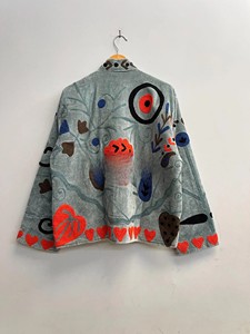 New Arrival Handmade Suzani Embroidered <b>Velvet</b> Jacket Vintage Boho Winter <b>Coat</b> Premium Artisanal Ethnic Outerwear For <b>Women</b> - Product Image 2