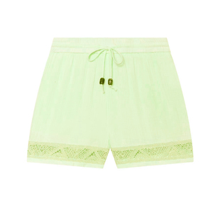 <b>Women's</b> Elastic Waist Casual <b>Shorts</b> Drawstring Bermuda <b>Short</b> Lace Printed Summer Wear <b>Women</b> <b>Shorts</b> - Product Image 5