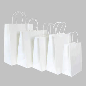 Bolsas de Compra de Papel Kraft Impresas Personalizadas Ecológicas con Asas Retorcidas, Embalaje Resistente para Comercio Minorista - Product Image 4