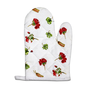 Floral Printed Design 100% Cotton Professional Oven <b>Gloves</b> OEM Large Size Oven <b>Mittens</b> at Affordable Price in India - Product Image 3