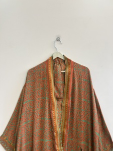 Kimono Largo de Seda Estilo Boho de Lujo para Mujer, Abierto por Delante, Ropa de Resort - Product Image 5