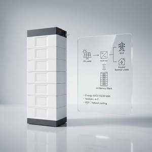 ชุดแบตเตอรี่ลิเธียมไอรอนฟอสเฟตแบบเรียงซ้อน 51.2V 314Ah โมดูล 4-7 ชุด 172.8-408.8V ระบบกักเก็บพลังงานภายในบ้าน (ESS) พร้อมระบบ CAN RS485 - Product Image 4