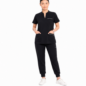 Uniforme Médico Personalizado para Mujer, Traje de Enfermería, Tela Elástica, Cómodo, Ropa de Trabajo para Hospital y Clínica - Product Image 4
