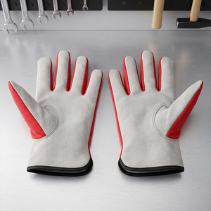Top Quality Synthetic <b>Leather</b> Mechanic <b>Gloves</b> Heavy Duty Industrial Safety Soft 7 Comfortable Heat Resistant <b>Gardening</b> <b>Gloves</b> - Product Image 2