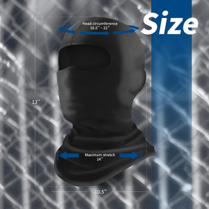 Pasamontañas de diseño clásico, máscara facial delgada de poliéster para caza, tiro, práctica, transpirable, protección solar, deportes al aire libre - Product Image 5