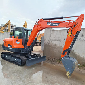 Mini-excavatrice Doosan DX55-5B de qualité supérieure, 5,5 tonnes, compacte, hydraulique, sur chenilles, avec moteur puissant pour la construction - Product Image 1
