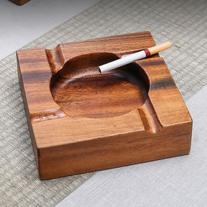 Cendrier de bureau moderne en bois avec forme personnalisée pour la maison, le restaurant et la voiture - Product Image 5