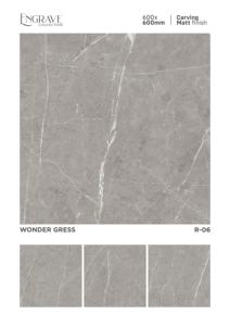 Azulejos de Porcelana Premium con Acabado Mate, 600X600MM 24X24, Azulejos de Cerámica Vitrificados para Pisos de Salas de Estar Modernas, Cocinas y Baños - Product Image 6