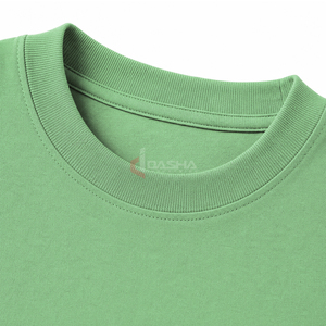 T-shirt court vintage surdimensionné de haute qualité avec broderie et patchs usés, logo personnalisé, vente en gros OEM en vrac - Product Image 3