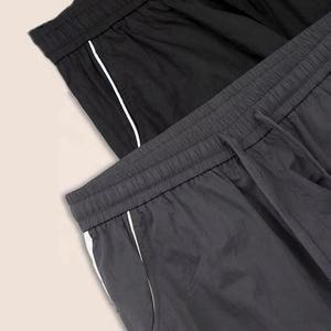 Pantalones Deportivos AMS SPORTS INTL, Estilo Vintage, de Algodón y Poliéster, Corte Recto, Holgados, Diseño Paracaídas - Product Image 5