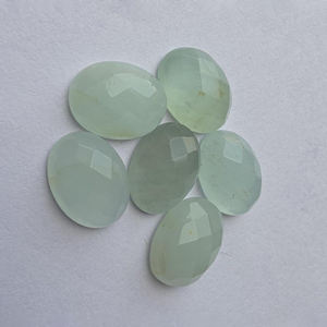 Piedra Preciosa de Aguamarina Natural, Corte Ovalado a Cuadros, Calibrada, Piedra Suelta Azul - Product Image 6