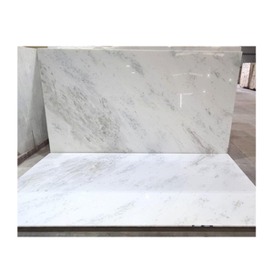 Dalles de marbre blanc Pista polies pour revêtements de sol, comptoirs, panneaux muraux et designs décoratifs d'intérieur de luxe - Product Image 2