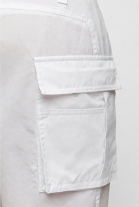 Vintage Wash Blue <b>Denim</b> Cargo Trouser Unisex Relaxed Fit Retro Style Durable Jean <b>Material</b> - Product Image 4