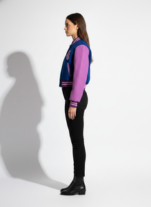 Trendy Crop Top <b>Jacket</b> Short Fit Fashion Bomber for <b>Women</b> Wholesale Available Knitted Sweater - Product Image 5