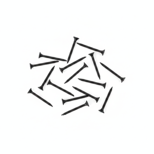 Vis métriques en acier au carbone noir PDC classe 8.8, filetage grossier, tête cylindrique, finition phosphatée pour fixation de plaques de plâtre, modèle 9 (pouces/métrique) - Product Image 2