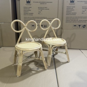 Location de chaise élégante en rotin faite à la main pour enfants, idéale pour les réceptions de mariage, les événements et la décoration de fêtes d'anniversaire - Product Image 6