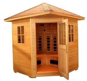 NUEVO Sauna de infrarrojos para exteriores con calentadores de cerámica FIR, infrarrojos lejanos, envío gratuito a todas partes - Product Image 3
