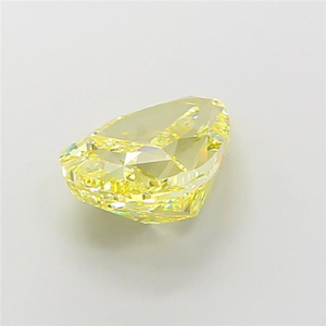 เพชรทรงลูกแพร์สีเหลือง CVD ผลิตในห้องปฏิบัติการ รับรองโดย IGI จาก MANYA JEWELS น้ำหนัก 3 ถึง 4 กะรัต เจียระไนอย่างดีเยี่ยม สำหรับทำเครื่องประดับ - Product Image 4