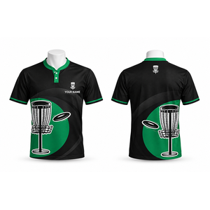เสื้อดิสก์กอล์ฟออกแบบเองได้ ระบายอากาศดี สวมใส่สบาย เหมาะสำหรับการฝึกซ้อม การแข่งขัน น้ำหนักเบา รับผลิตแบบ OEM ODM จากโรงงาน - Product Image 1