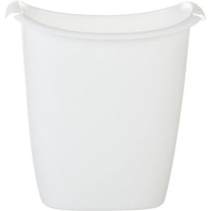 Cestino per Rifiuti in Plastica Bianco da 3,5 Galloni, Piccolo Cestino da 14 Pollici per Cucina, Ufficio, Camera da Letto o Bagno - Product Image 1