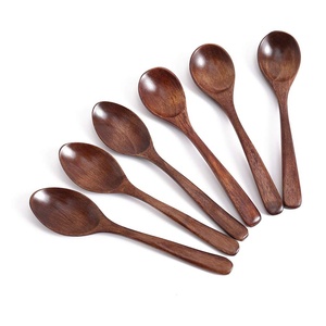 Cucharas de madera de lujo para remover, cucharas de té vintage, juego de cucharas de degustación, accesorios de cocina - Product Image 3