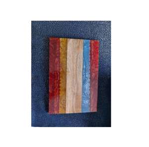 Planche à découper moderne en résine époxy et bois pour couper les fruits, les légumes et la viande, finition brillante, pour ustensiles de cuisine - Product Image 4